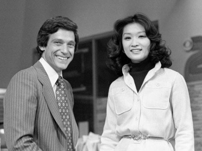Maury Povich and Connie Chung when they first started dating