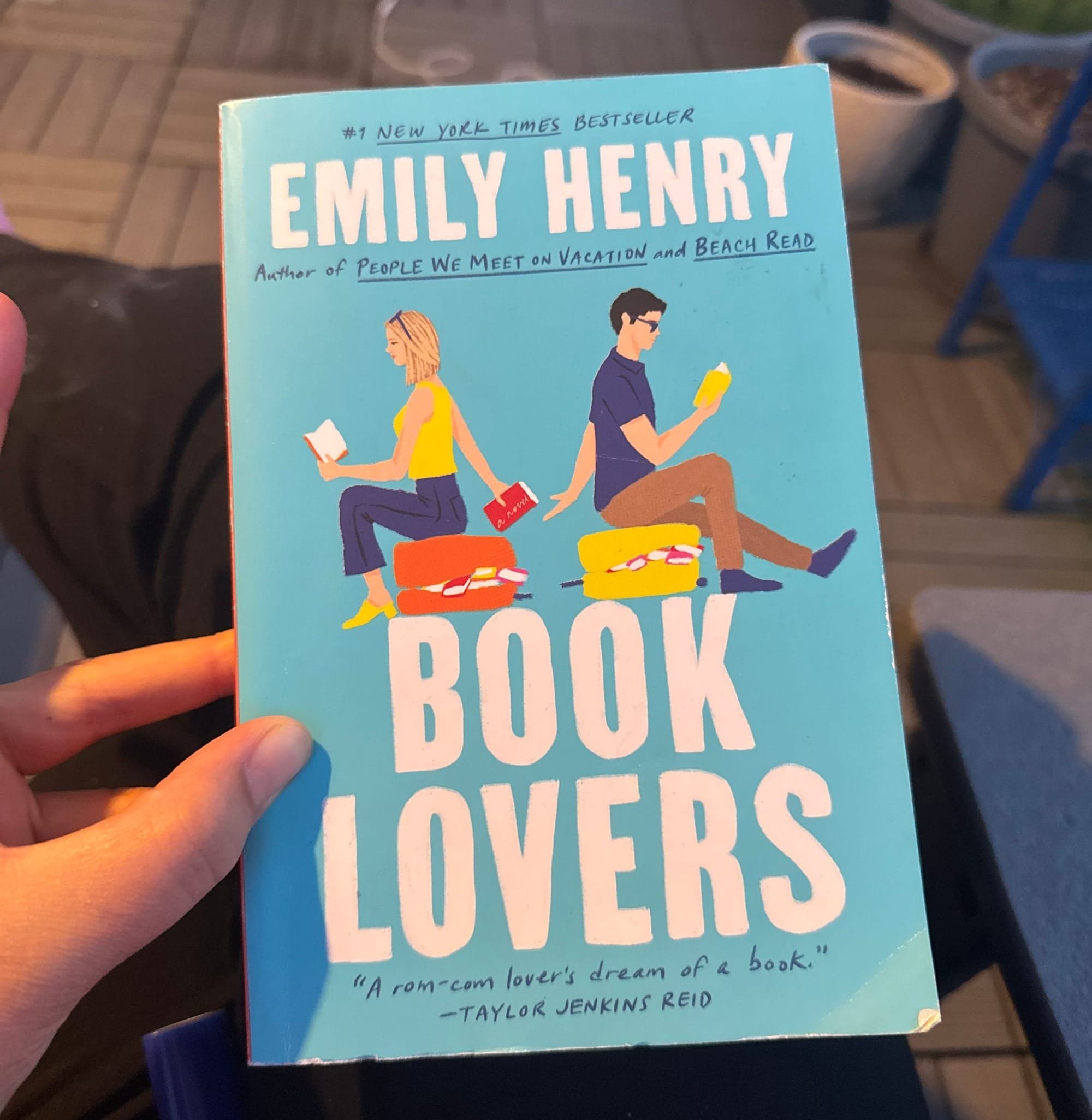 a photo of emily henry's book lovers