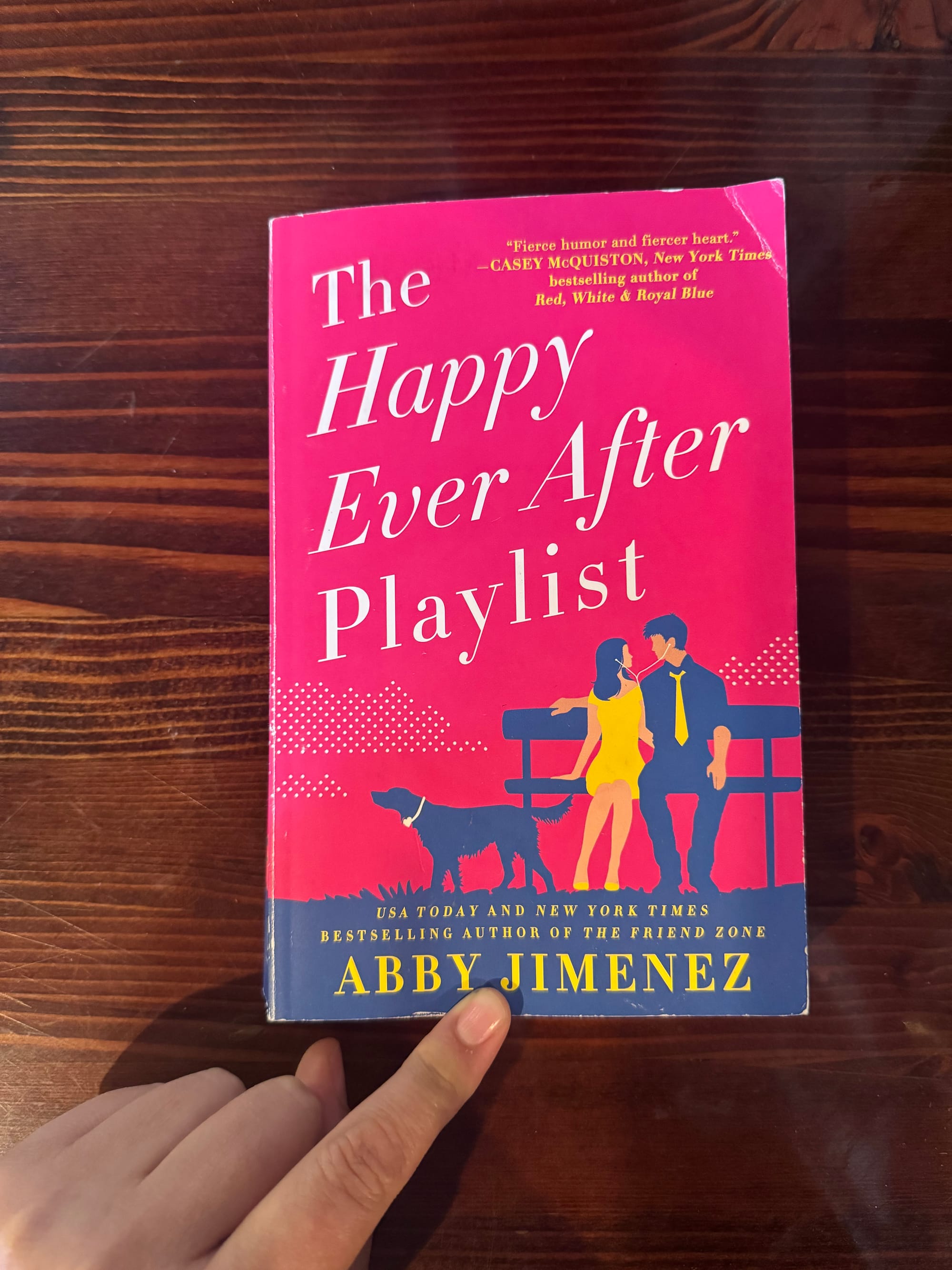 The cover of Abby Jimenez's book "The Happy Ever After Playlist"