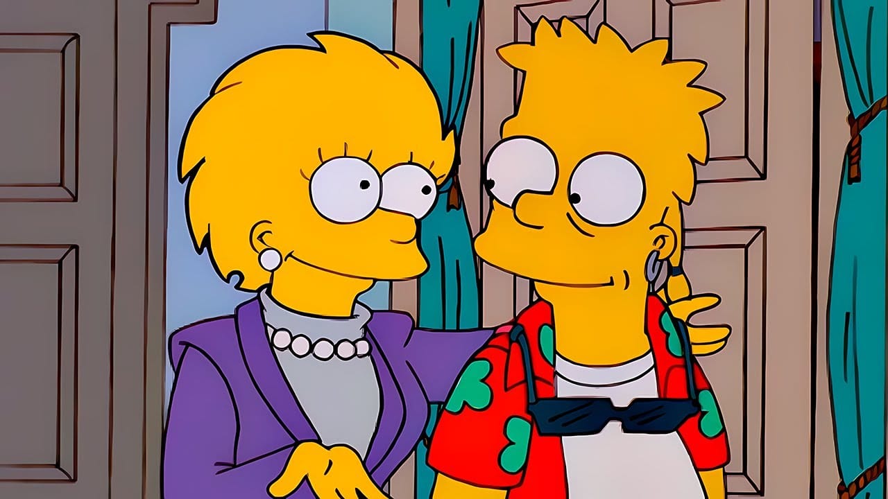 bart and lisa simpson as adults