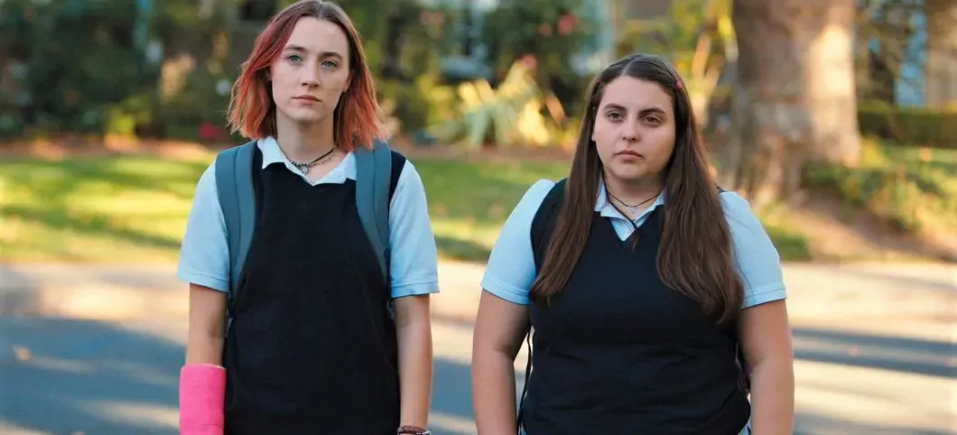 Lady Bird and Julie from the movie Lady Bird