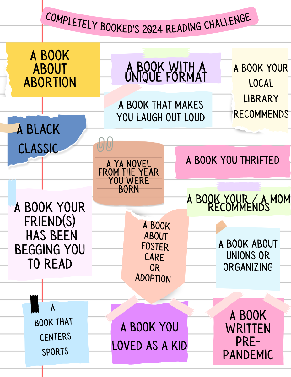 completely booked's 2024 reading challenge